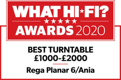 What Hifi Award Winner Best Turntable £1000-£2000 Rega Planar 6/Ania