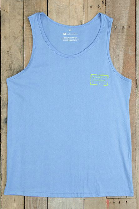 Southern Marsh: Authentic Tank, Breaker Blue - Elise