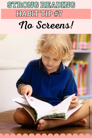 screen free reading time reading habits