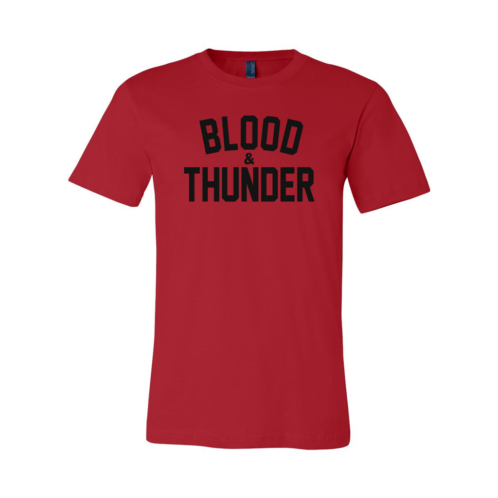 blood red t shirt