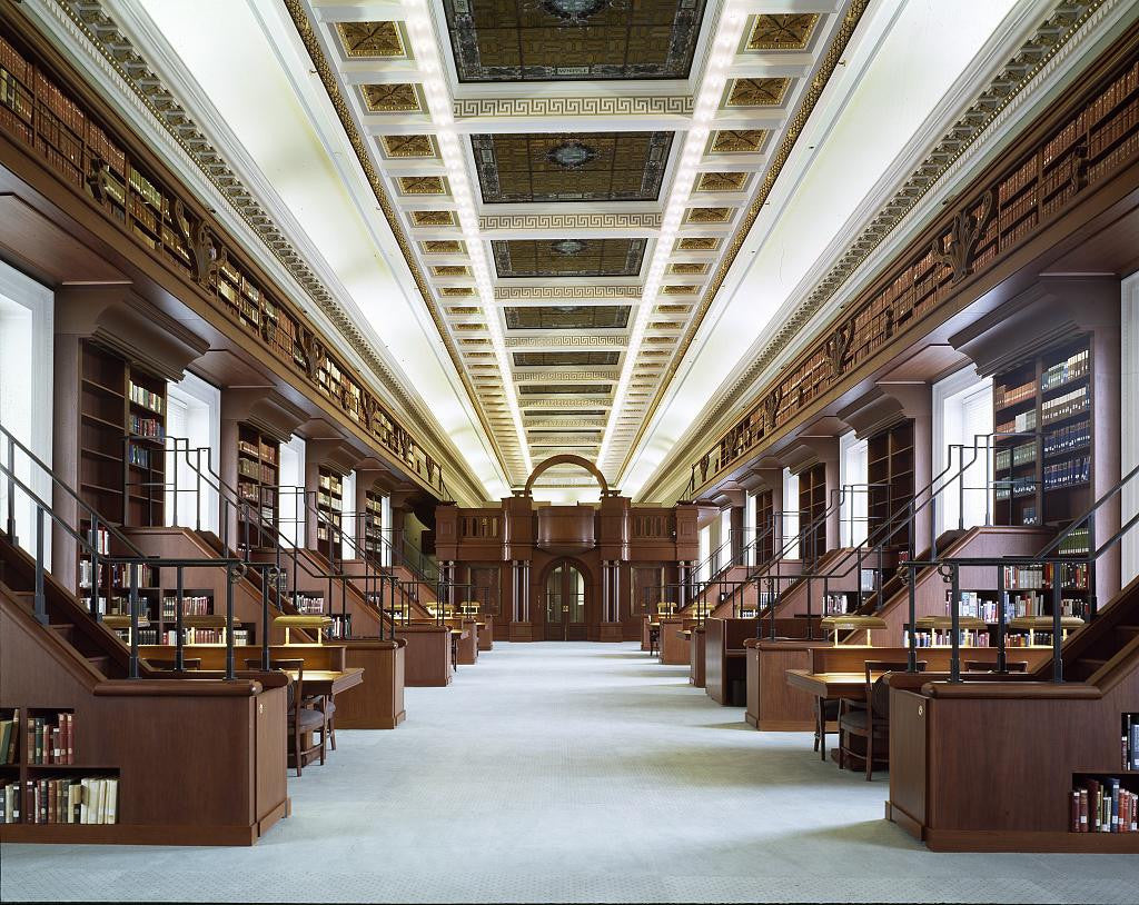 Area Studies Reading Room At The Library Of Congress Thomas Jefferson Building Washington D C