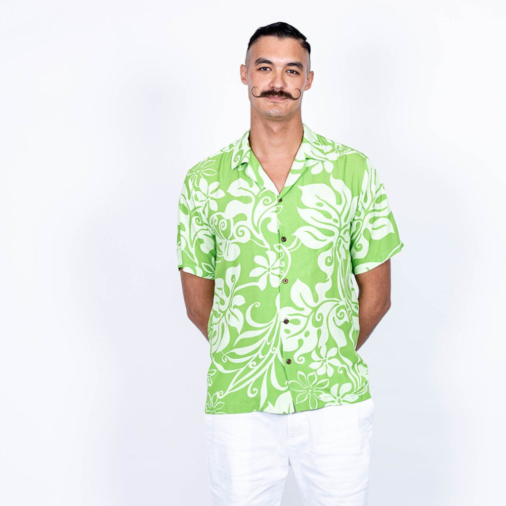 Big Hibiscus Men's Aloha Shirt, Made in Hawaii – Ninth Isle