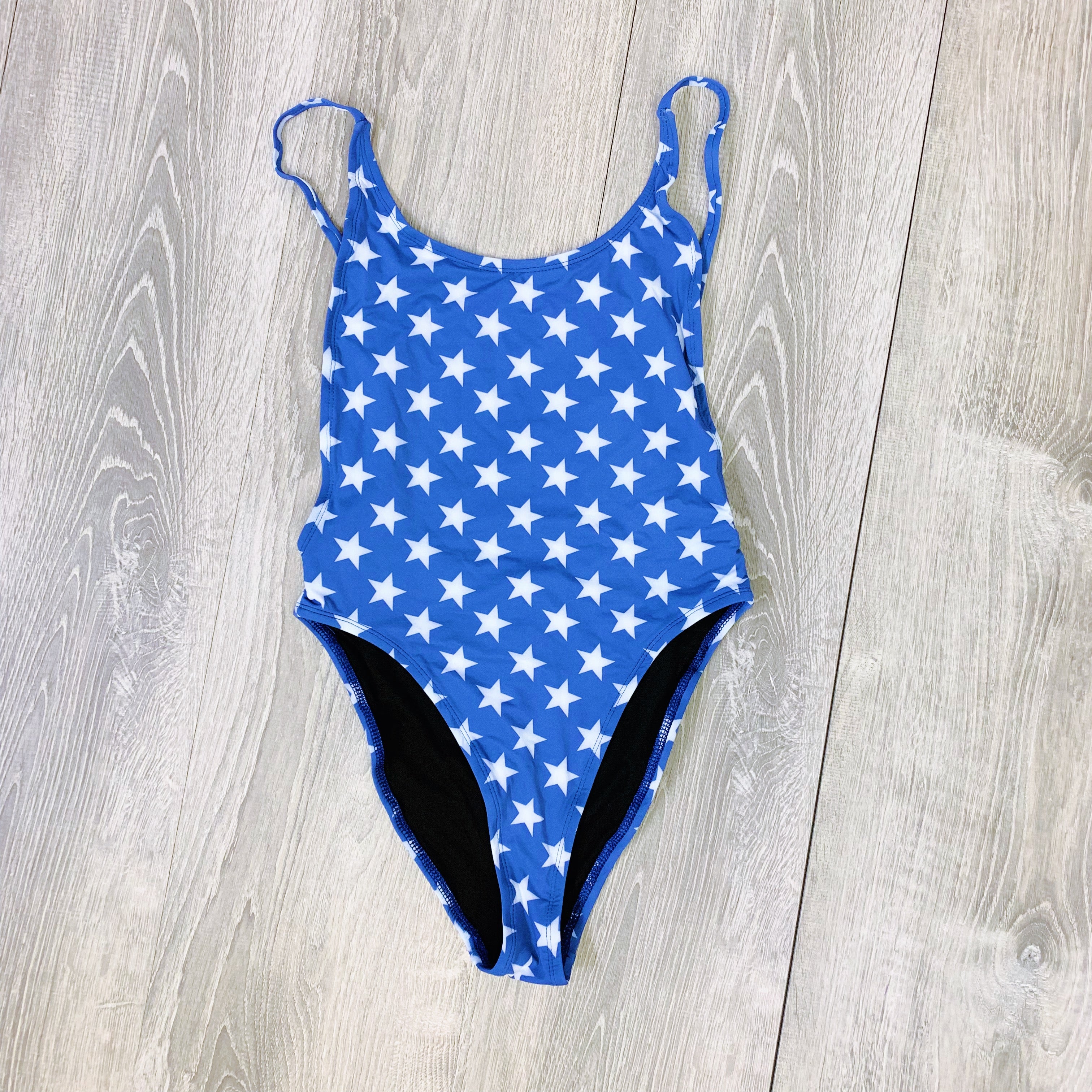 navy bathing suit