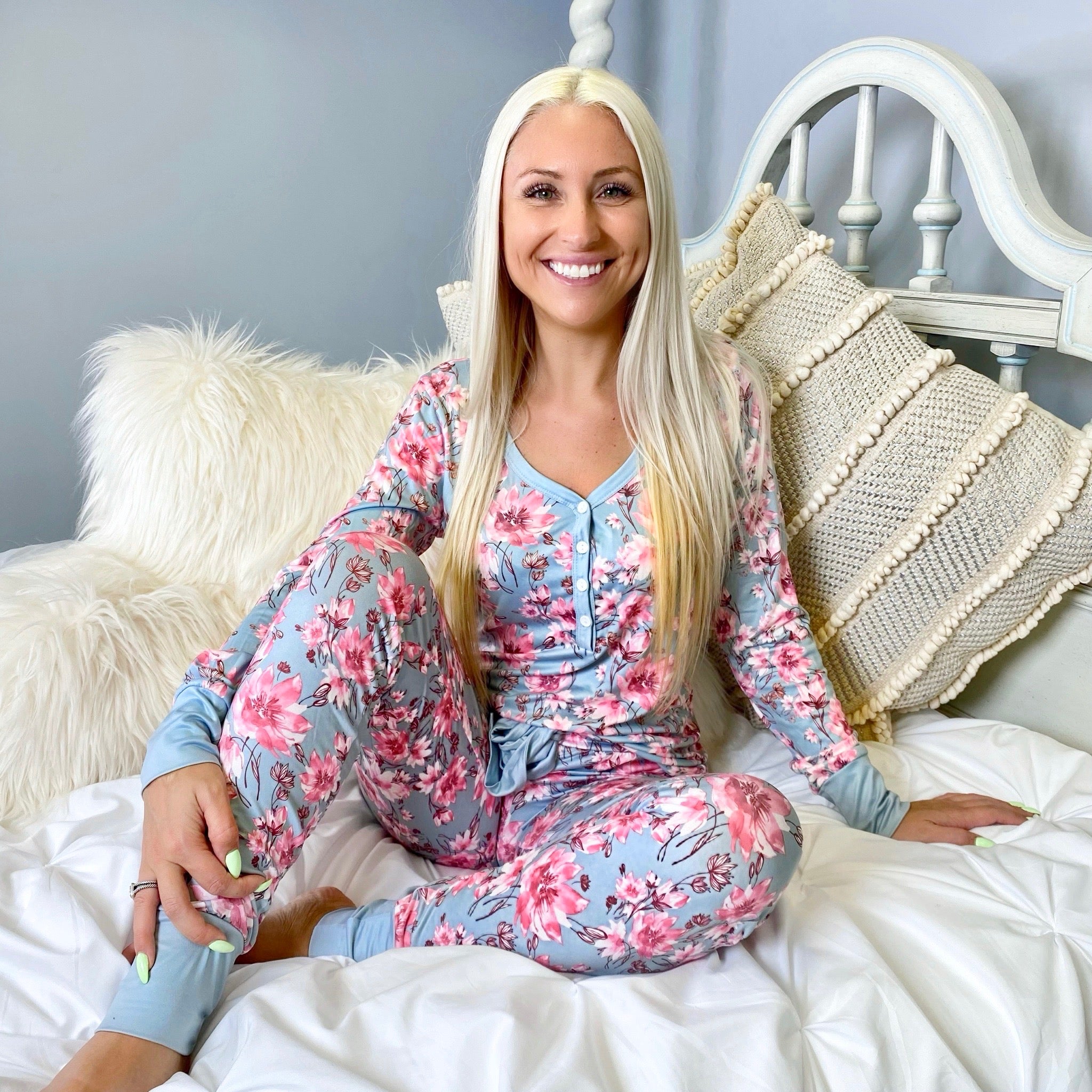 Cherry Blossom Pajama Set