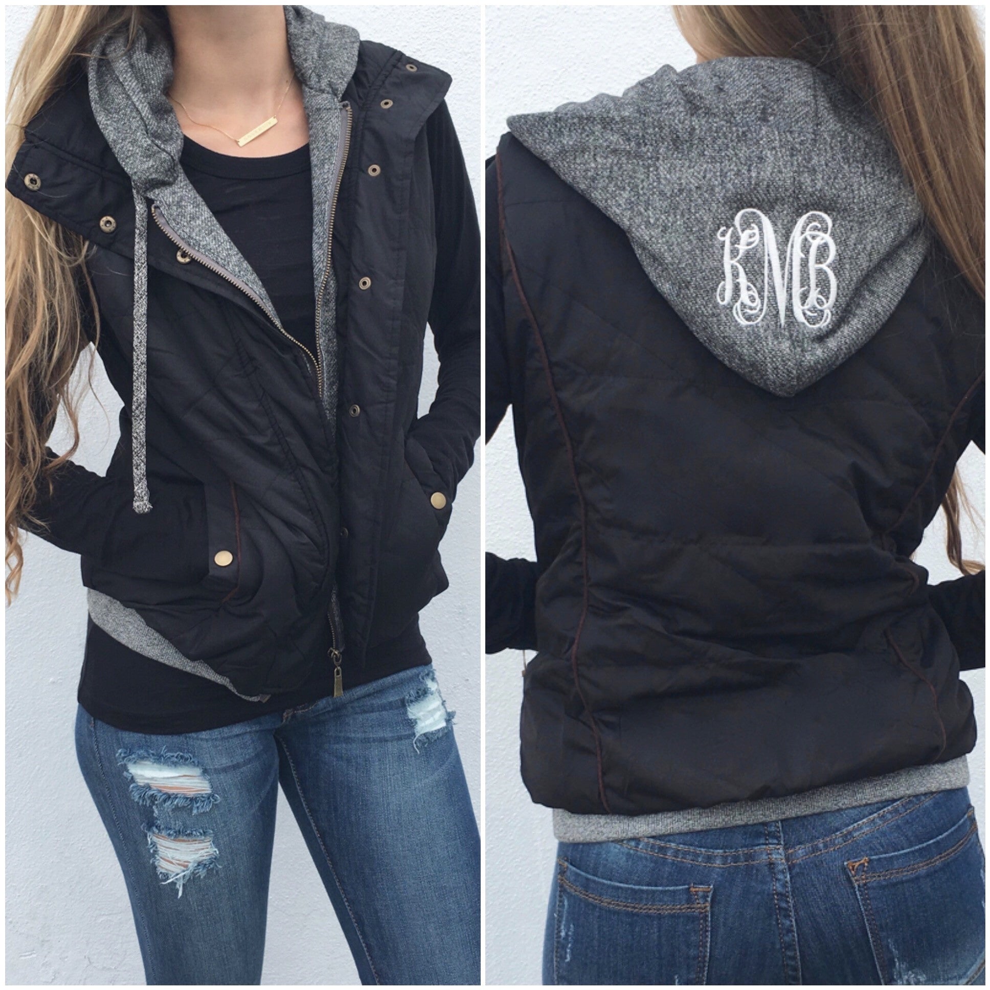 vest hoodie