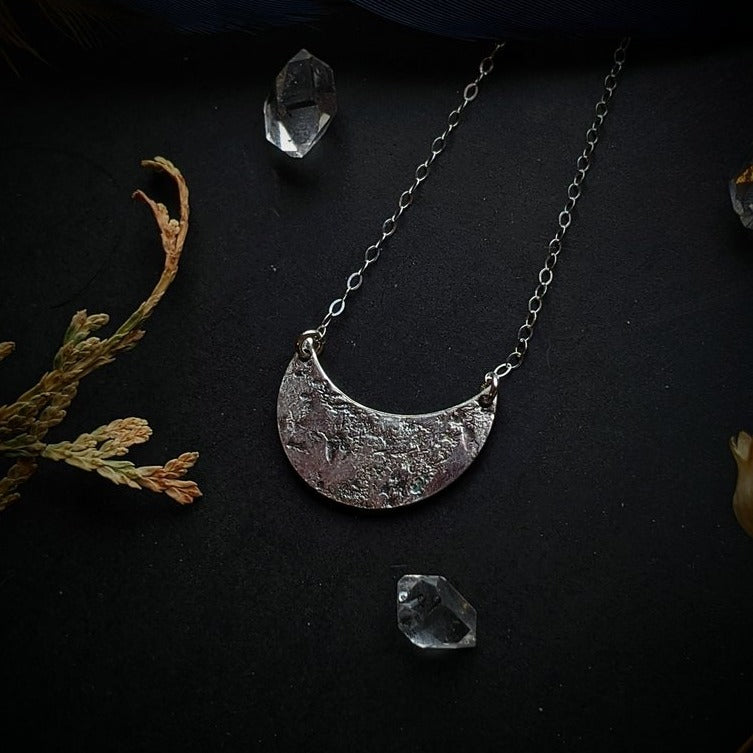 Galaxy Moon Phases Paper Necklace - Shewolfka