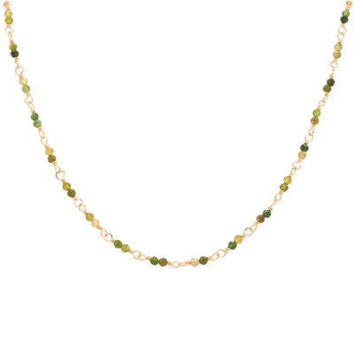 Hand-Tied Natural Gemstone Necklace | Magpie Jewellery