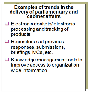 Strategic Planning Tool Parliamentary And Cabinet Affairs