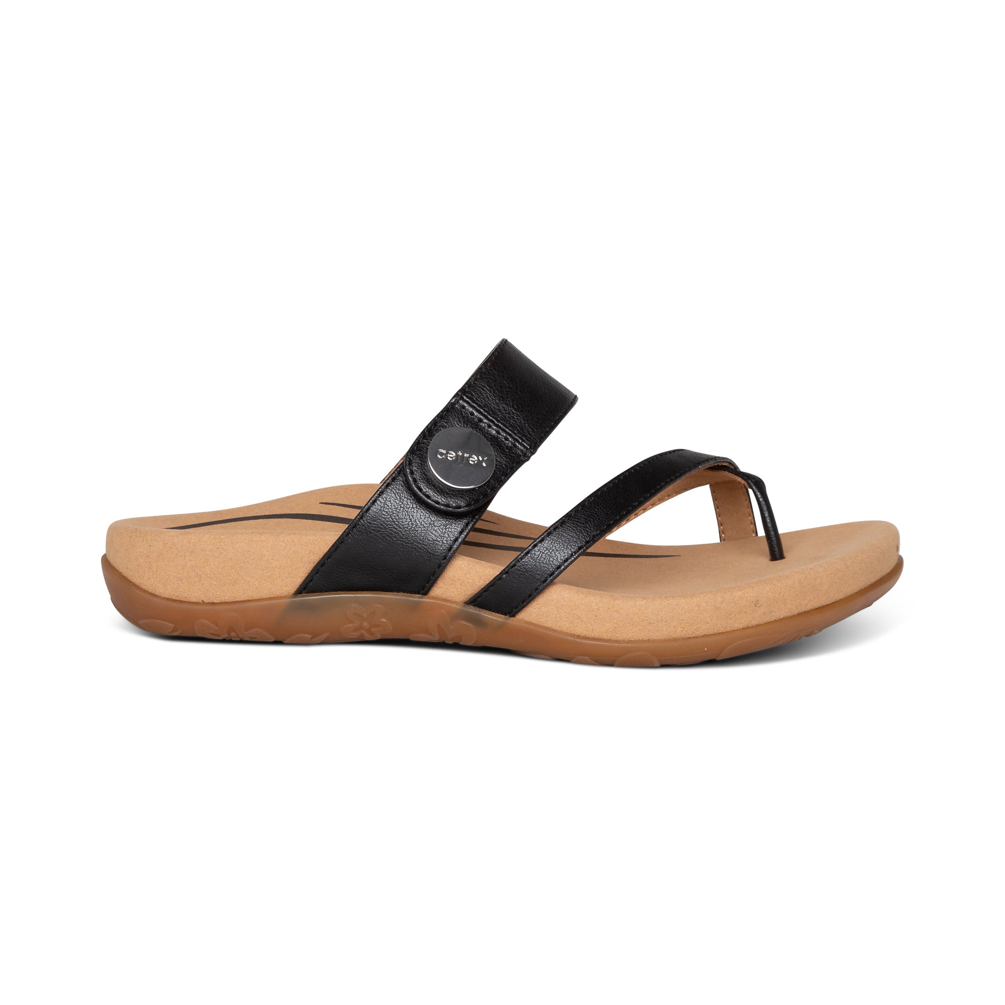 Aetrex Izzy Adjustable Slide Sandals