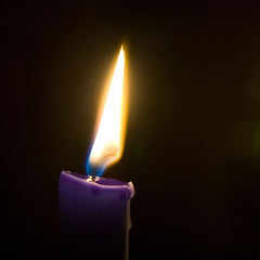 The French Witch Blog magick purple candle witchcraft 