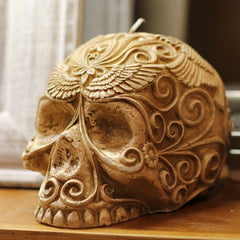The French Witch Blog magick candle skull gothic