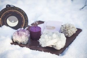 The french witch blog how to cleanse your gemstone crystal cluster