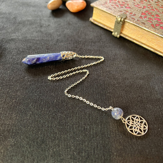 Pendule Sodalite Cristal Pierre Divination Radiesthésie 