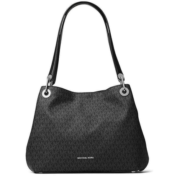 Michael Kors Signature Raven Large Tote(Grey) - Brandat Outlet, Women's Handbags Outlet ,Handbags Online Outlet | Brands Outlet | Brandat Outlet | Designer Handbags Online |