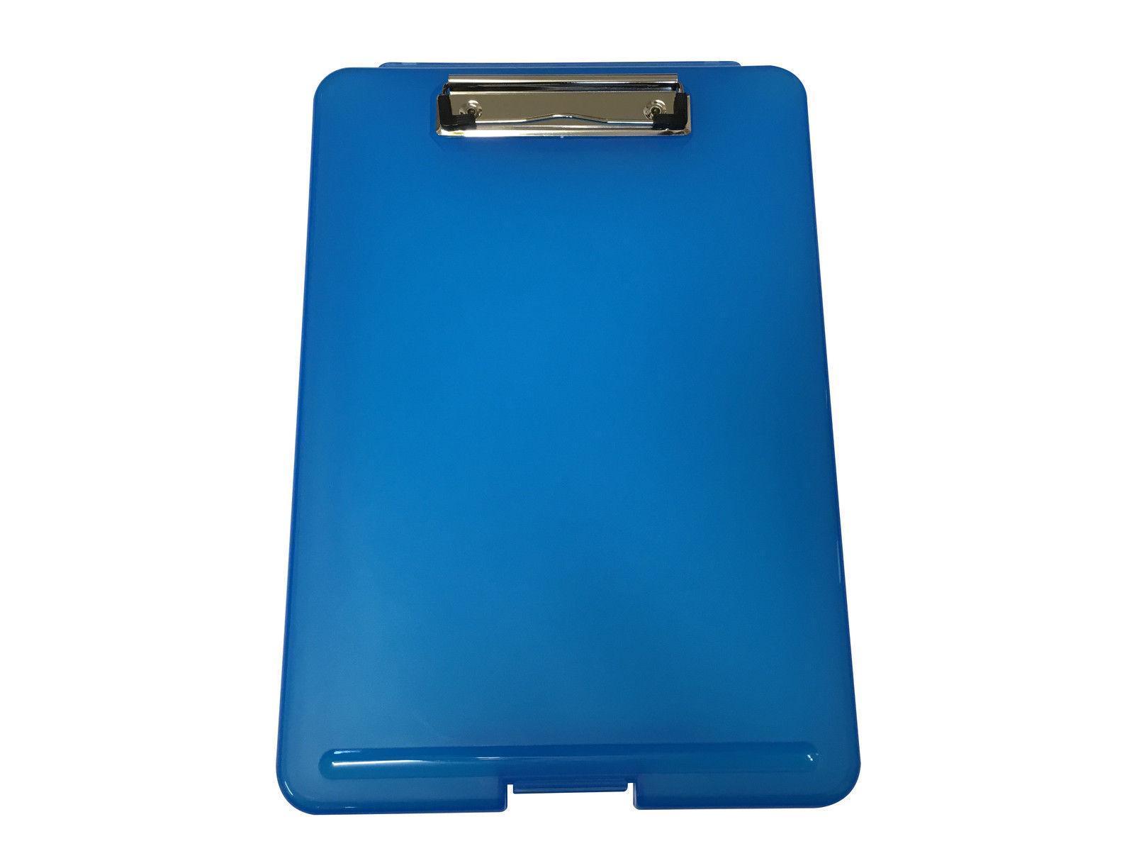 A4 Blue Clipboard Box File - Storage Filing Case – Choice Wholesale