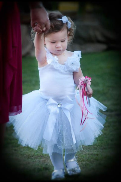 white tutu dress baby