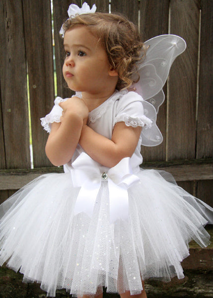 white tutu dress baby