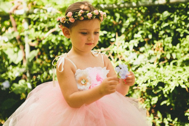 Baby & Girl Floral Flower Girl Fairy Tutu Dress - TUFW26 – Precious Lil ...