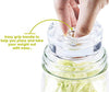 Premium Glass Fermentation Weights for Mason Jars - Set of 4