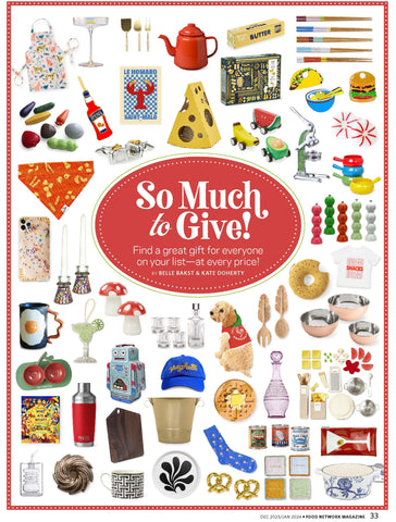 food network magazine julie mollo glitter vinyl martini clutch holiday gift guide 2023 best gift for cocktail lovers foodie gifts