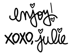 Julie Mollo logo, small business, handmade in NY, made in Brooklyn, women owned business, shop small, small business