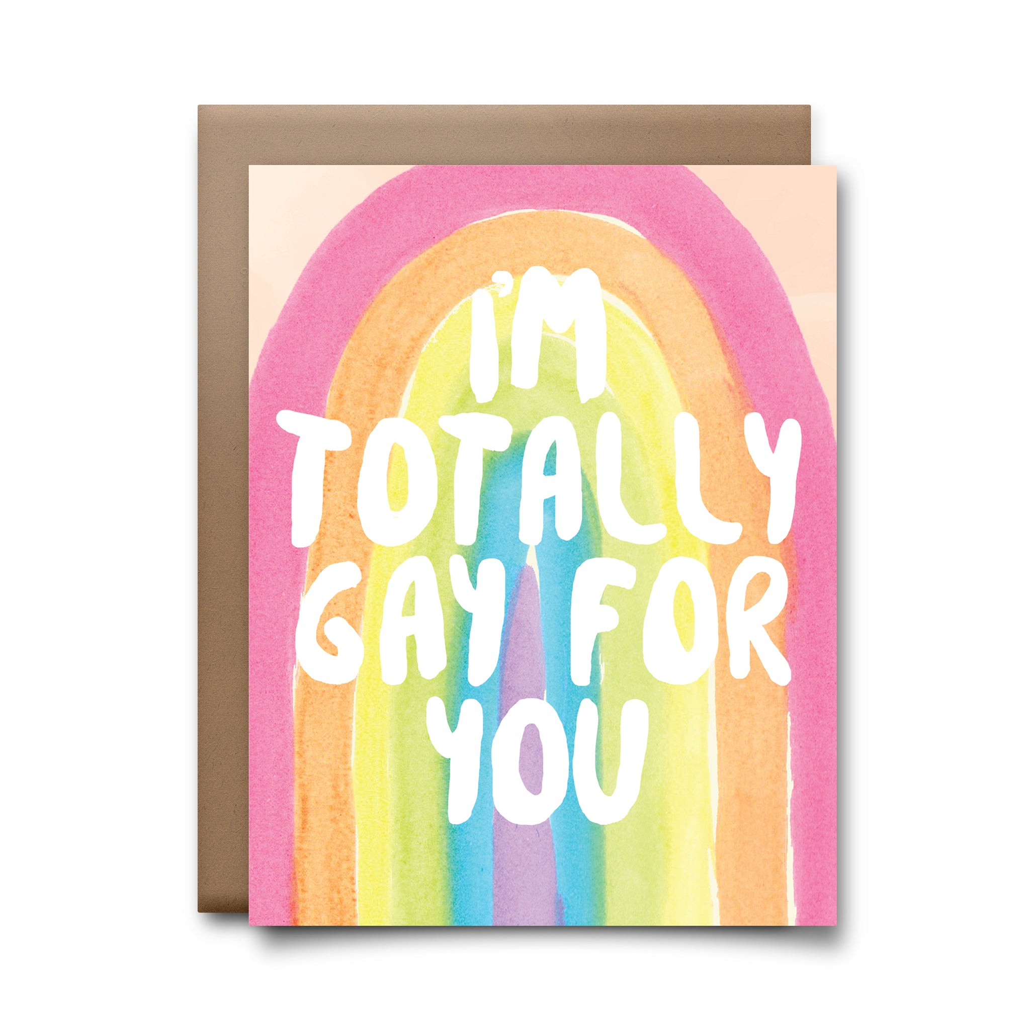 Totally Gay For You Greeting Card Choke Shirt Company
