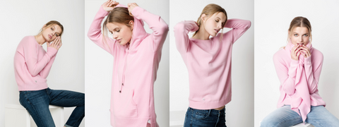 Lucy Nagle pink cashmere 