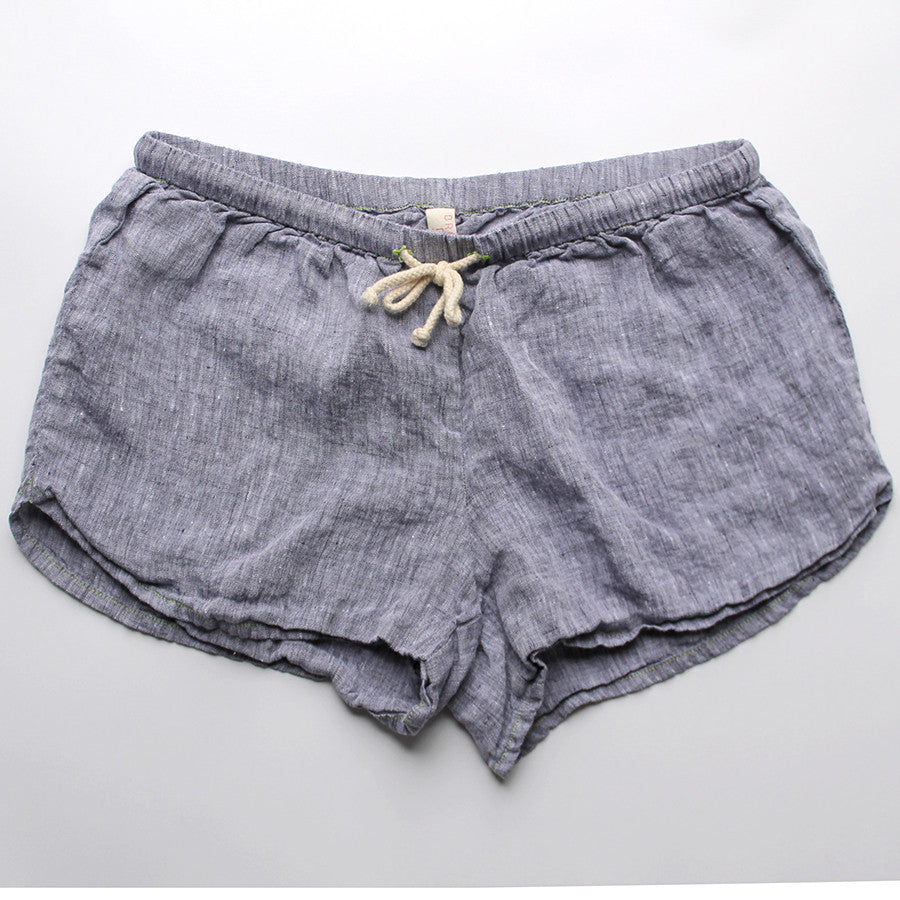 Linen Shorts > Chambray Solid | Brooklyn Beach