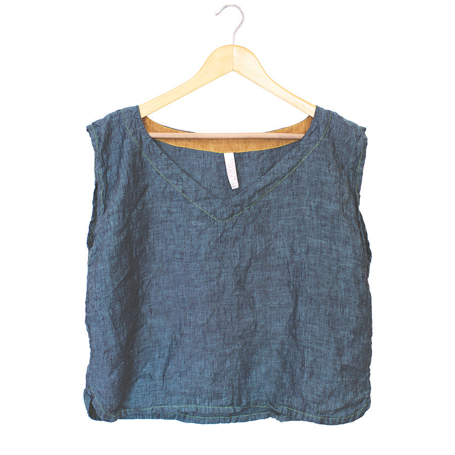 Linen Top > Denim | Brooklyn Beach