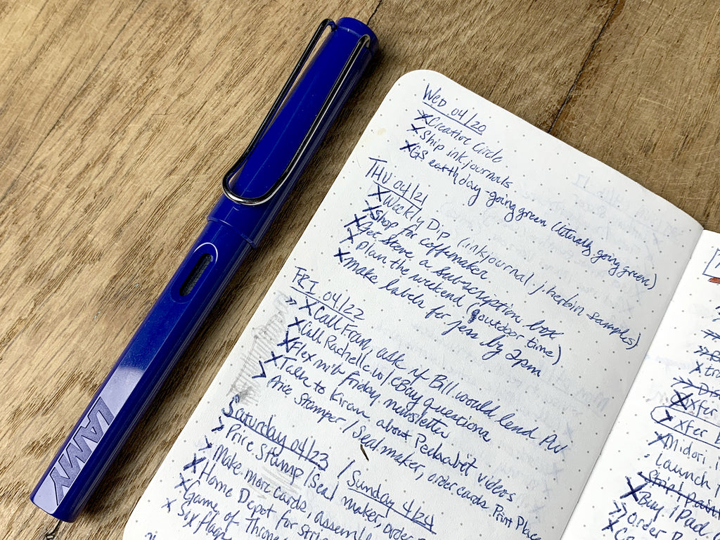 The Art Of Bullet Journaling With Fountain Pens – Bullet Journals and BuJo  Enthusiasts Blog