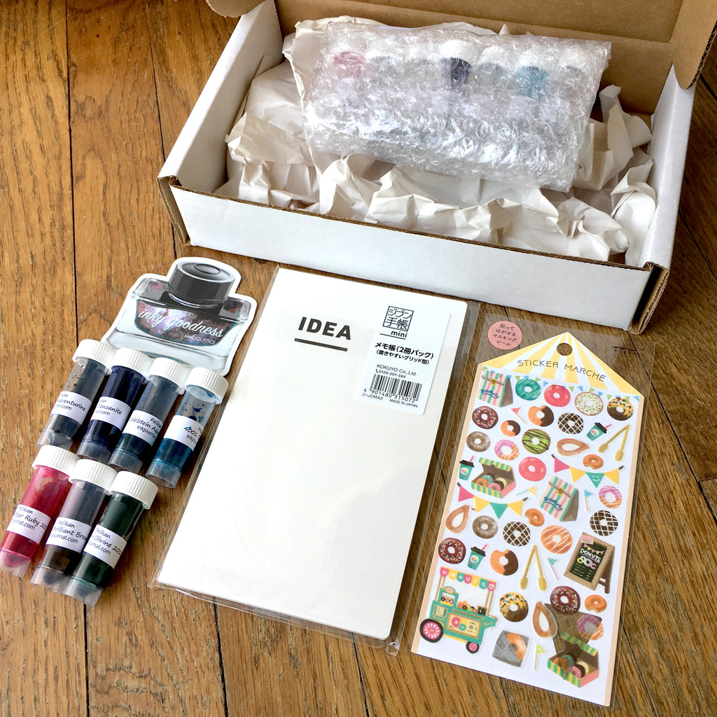 Ink Flight Box Contents, May 2019