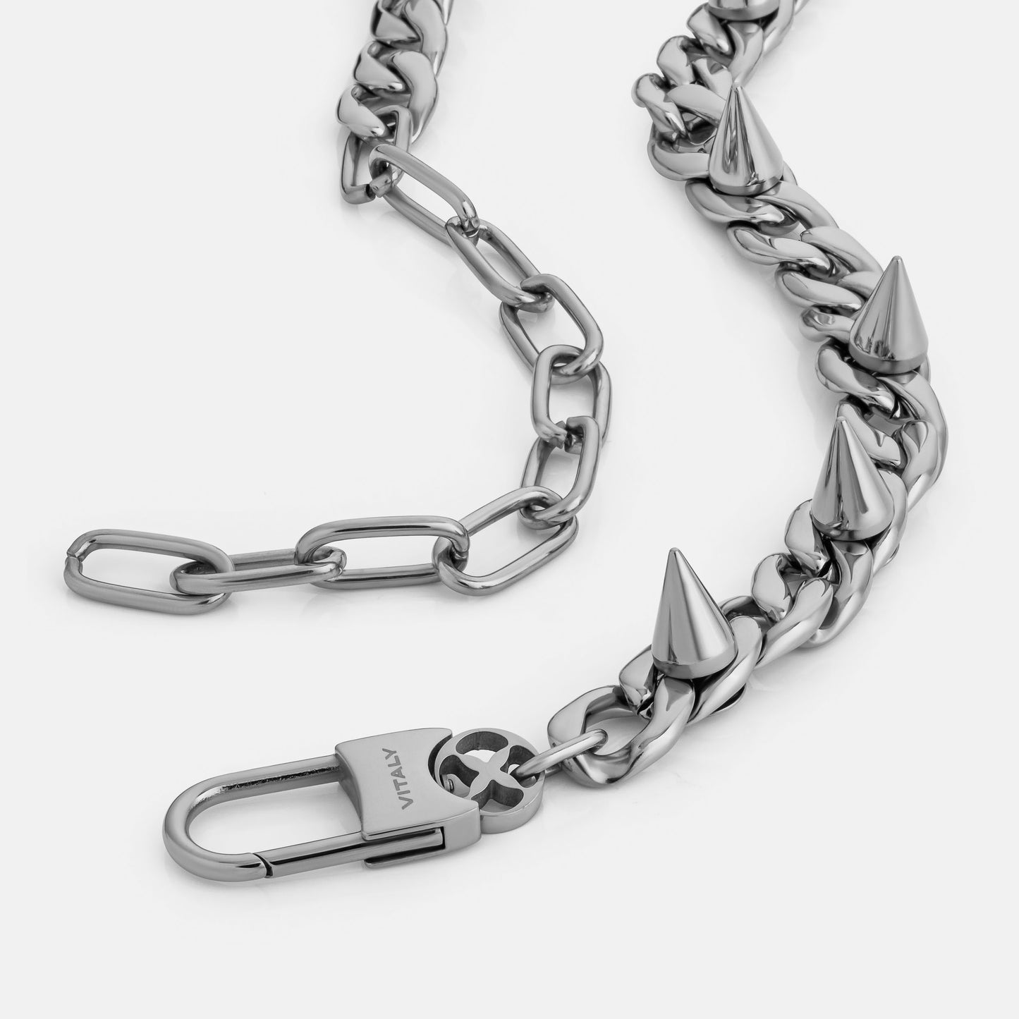 Coastal Jewelry Men's 24 Inch Stainless Steel Beveled Curb Chain Necklace  (10 mm)