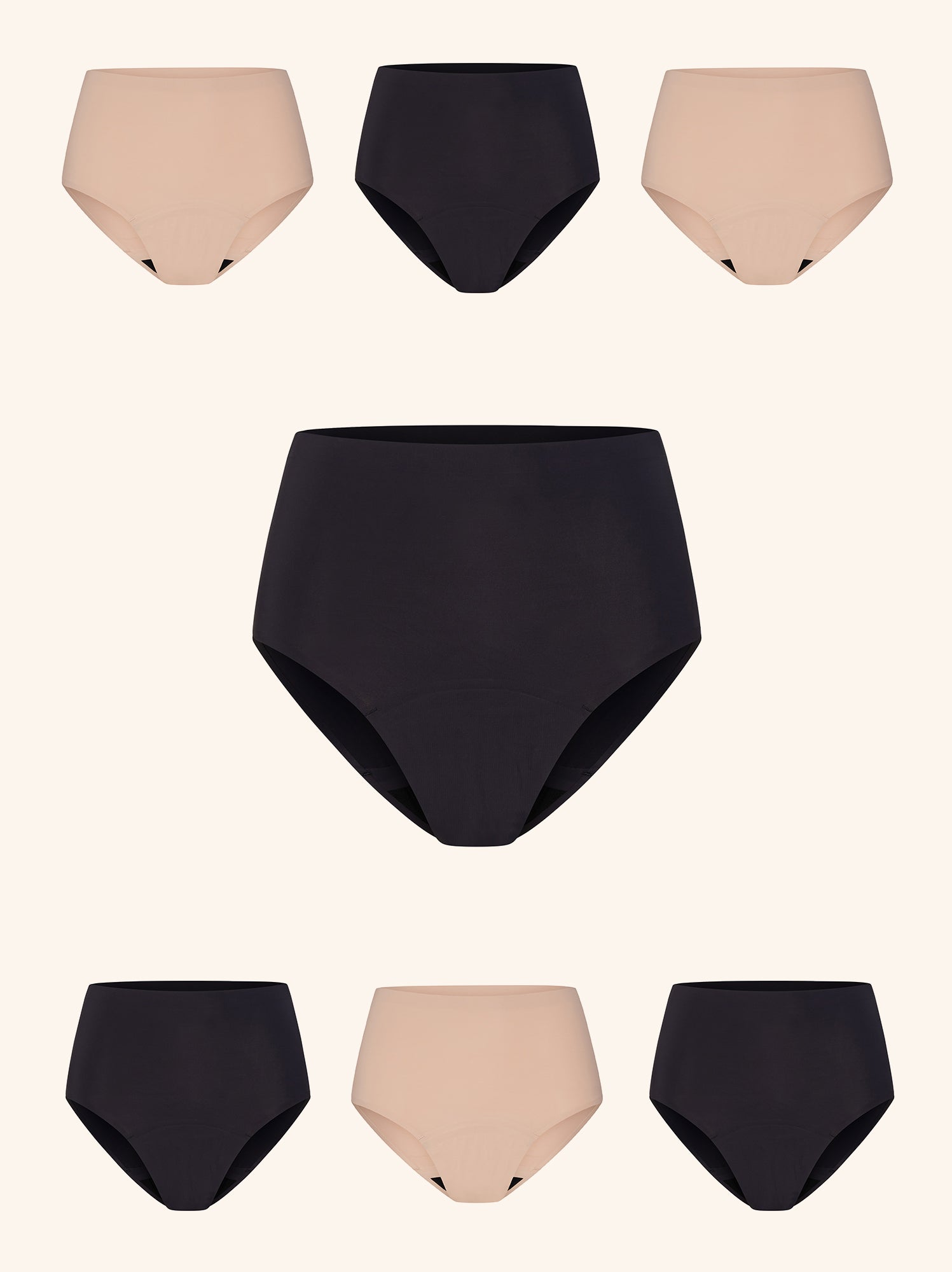 Recycled Seamfree Full Brief 7 Pack