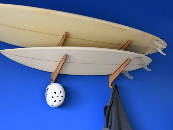 2 Board Surfboard Rack - Wall Rack