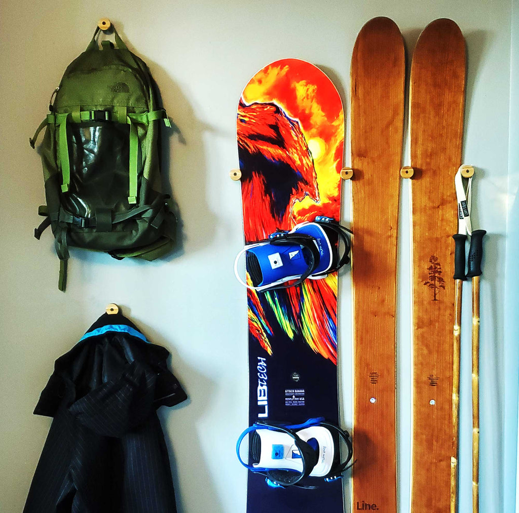 Flush Indoor Ski & Snowboard - In-Home Ski Storage & Snowboard Storage