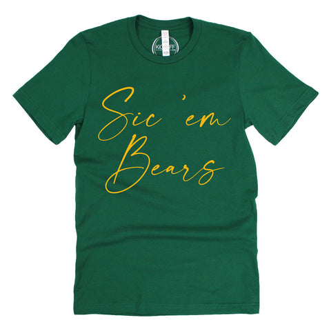 Sic 'Em Bears Rally Cry Tee