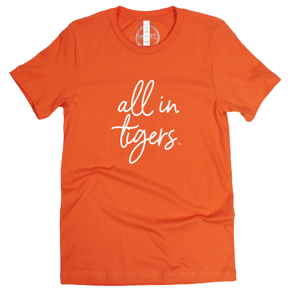 Clemson Barcelony Script Tee