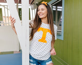 Tennessee Halftime Polka Dot Tee