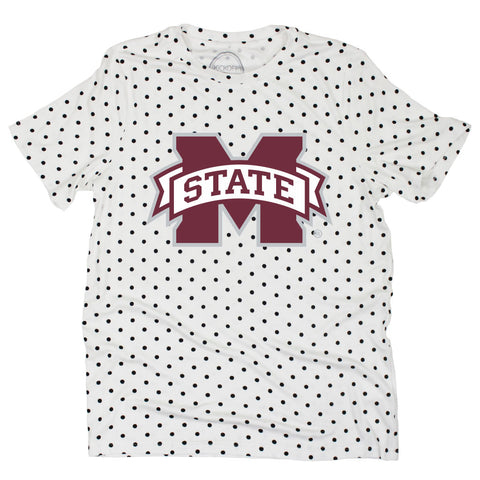 MSU Halftime Polka Dot Tee