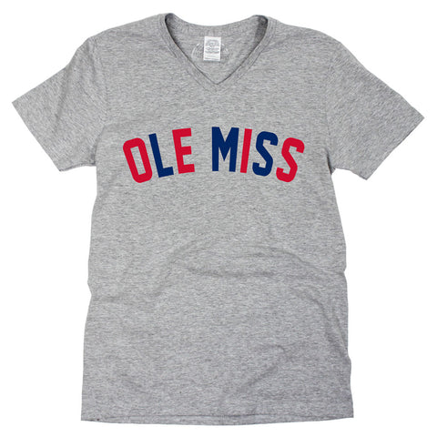 Ole Miss Glory Days V-Neck Tee