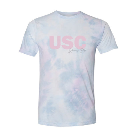 University of South Carolina Spring Fling Tie-Dye T-Shirt in Cotton Candy