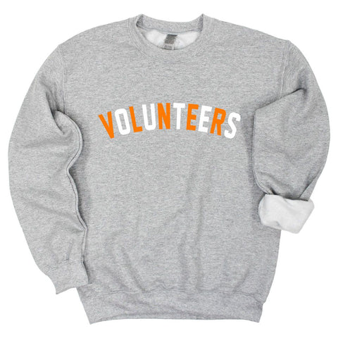 Glory Days Crewneck Fleece in Heather Gray - University of Tennessee