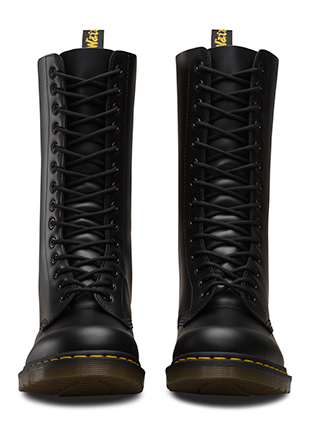 Dr Martens 1914 Black 14 hole Leather Boots 11855001 – Famous Rock Shop