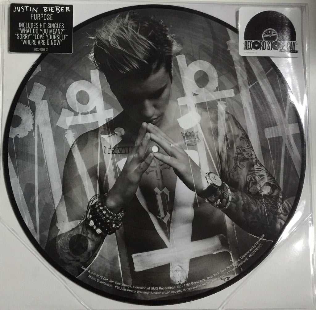 Justin Bieber Purpose Lp Picture Disc Vinyl Lp Famous Rock Shop 1605