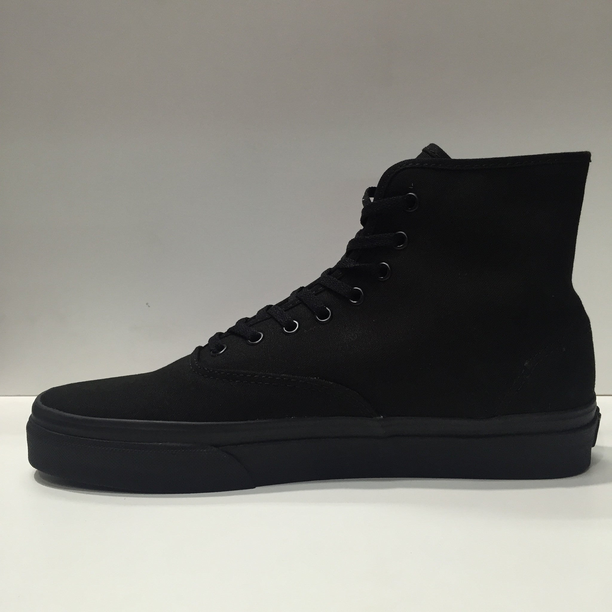 Vans Authentic Hi Black Black Canvas 1 – Famous Rock Shop