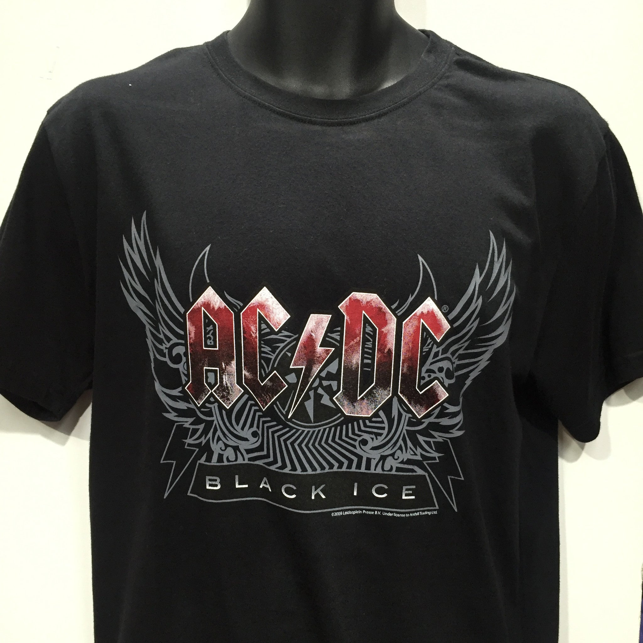 ac dc black ice tour t shirt