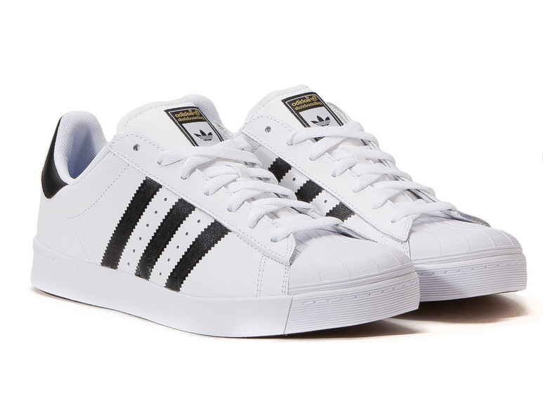 Adidas Originals Superstar Vulc Adv D68718 White/Black/White 1 – Famous ...
