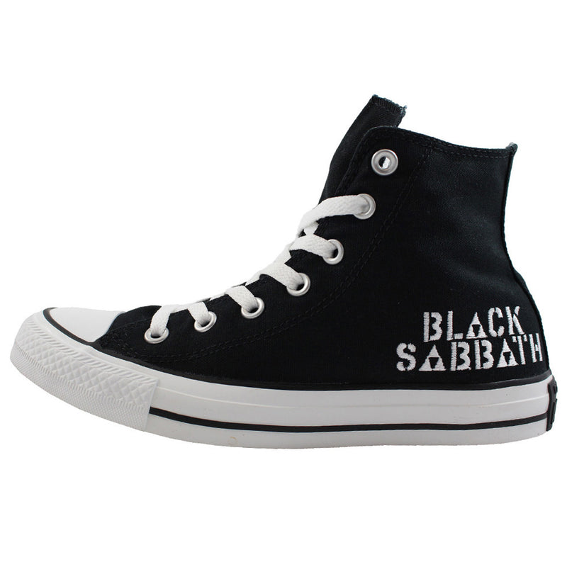 Converse Black Sabbath CT Hi Black and White – Famous Rock Shop