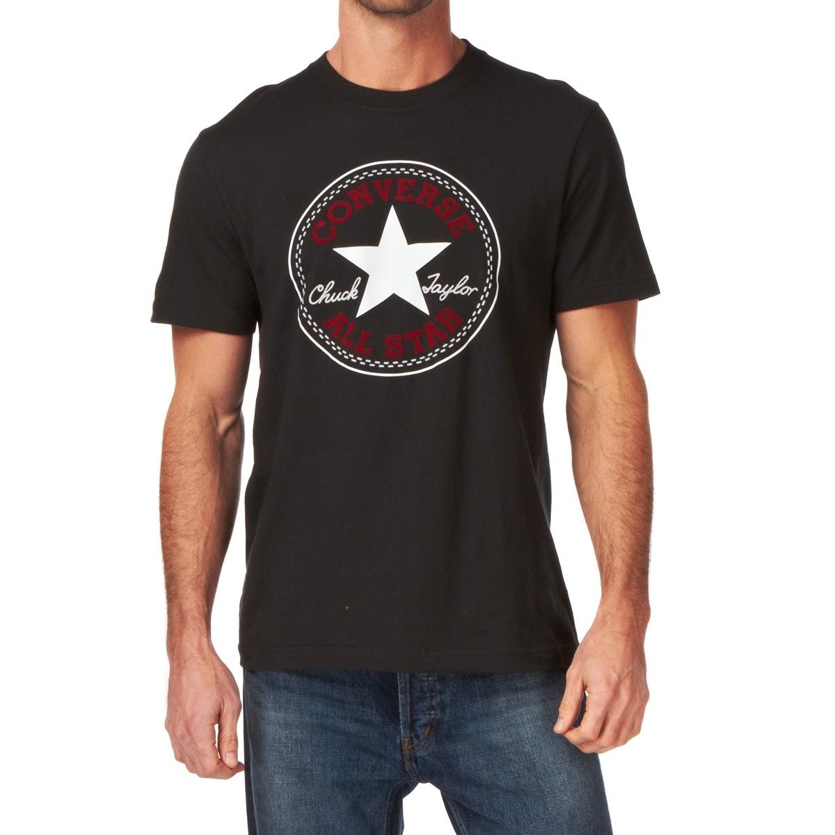 converse black shirt