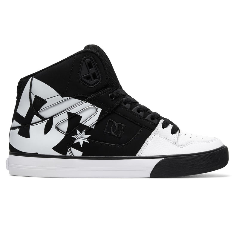 black dc high tops